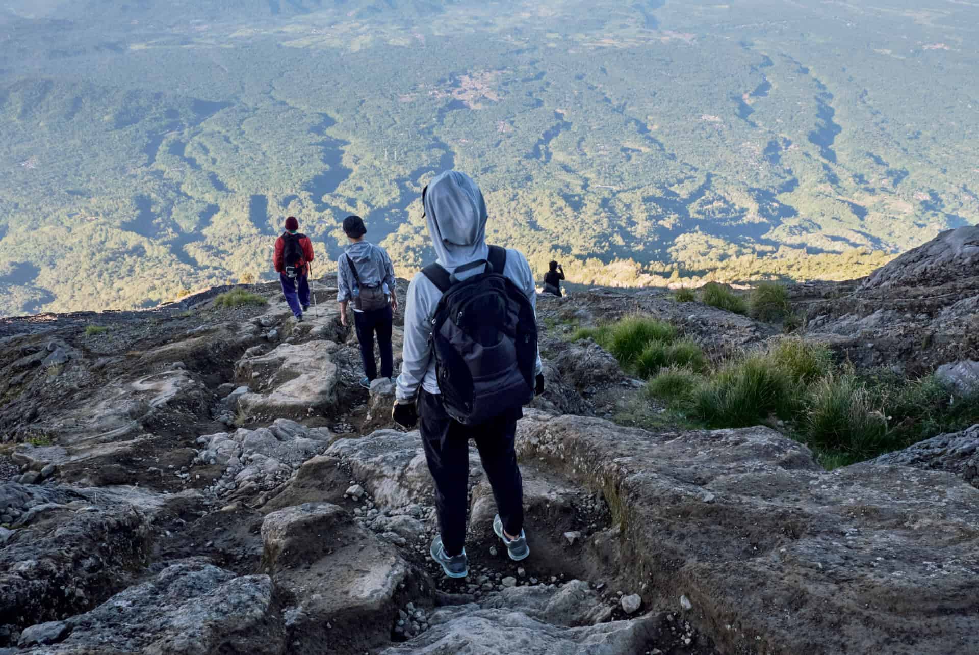 mont agung randonnee