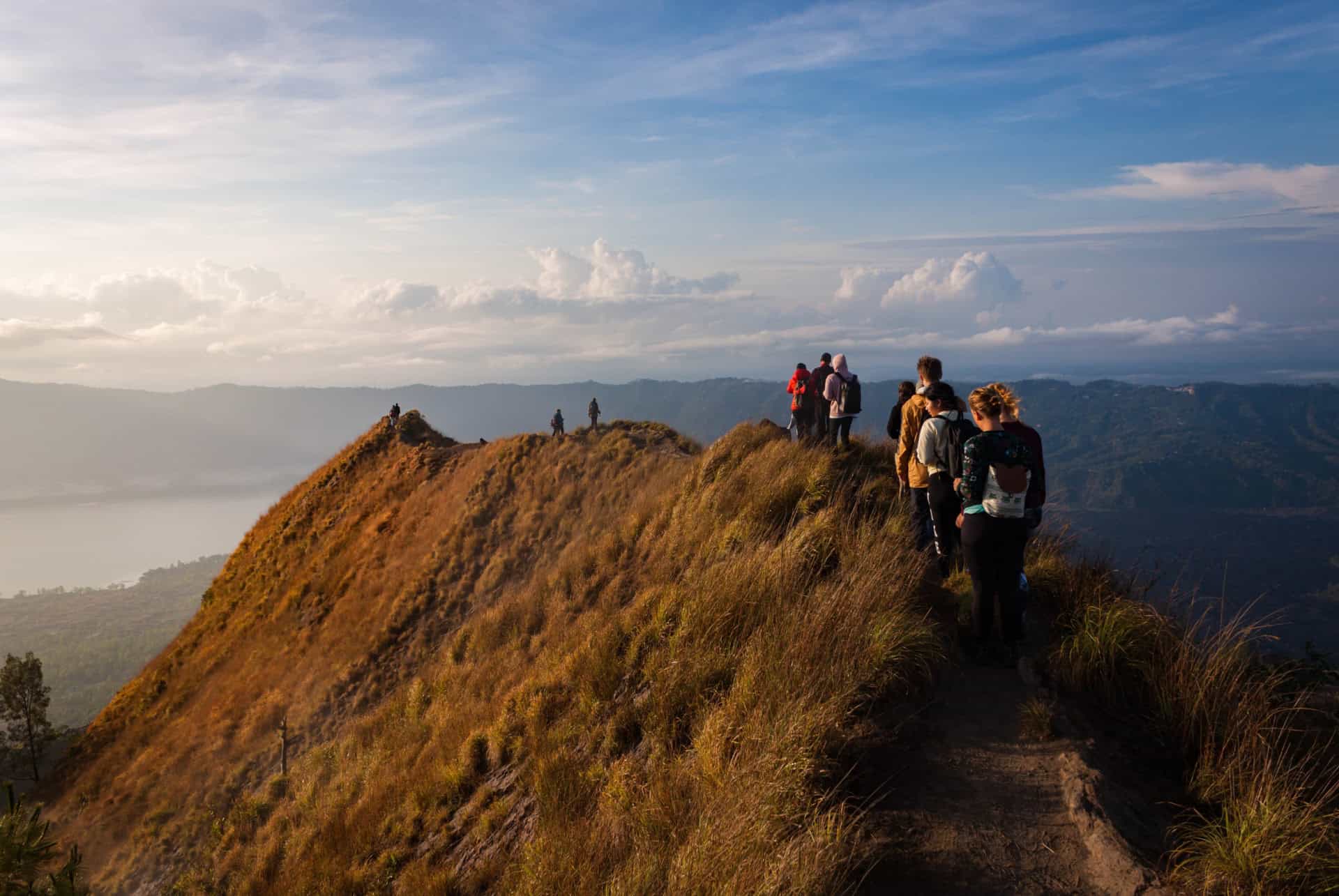 randonneurs ascension mont batur randonneurs ascension mont batur