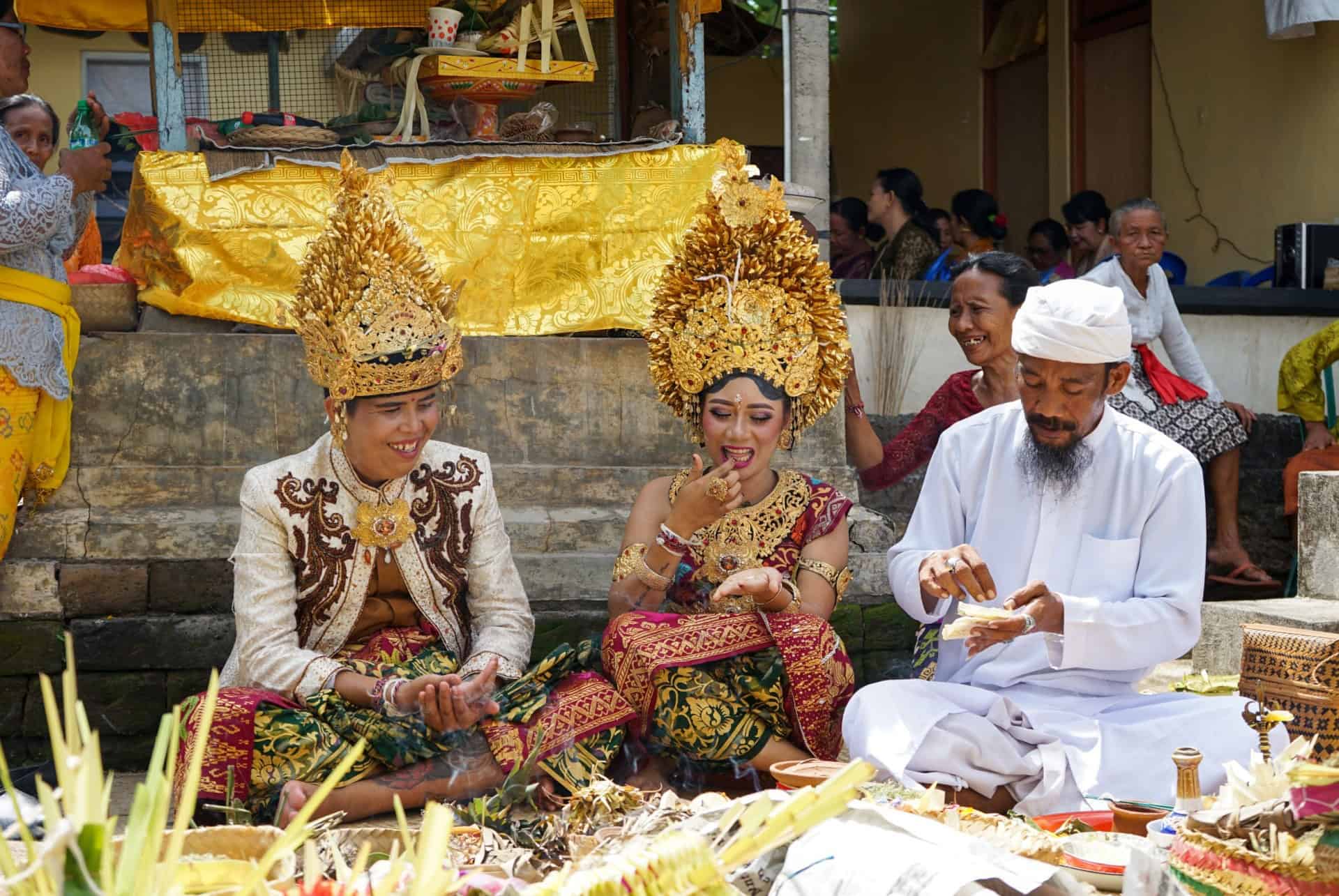 mariage traditionnel balinais