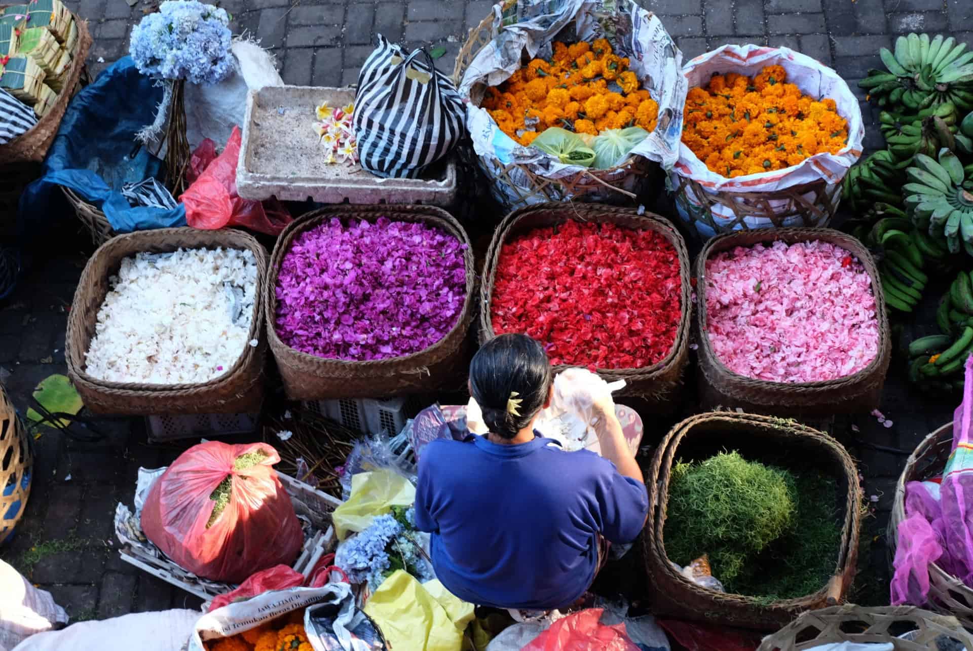 marche ubud fleurs marche ubud fleurs